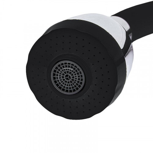 Смеситель для кухни Ekko E4105+E65 Хром Черный