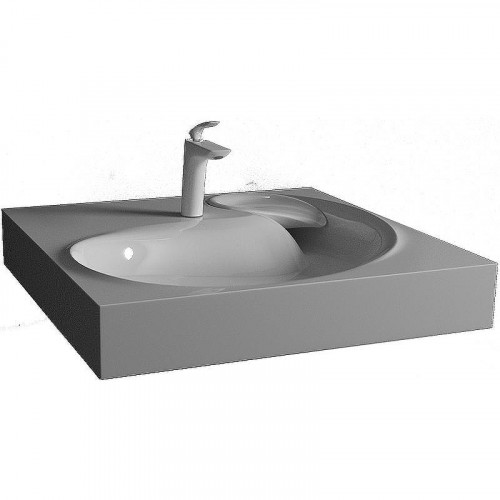 Раковина Jorno Madera 60 4627173210348 на стиральную машину Белая