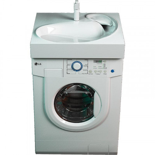 Раковина Jorno Madera 60 4627173210348 на стиральную машину Белая