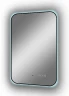 Зеркало Reflexion Black View 500х700 RF4001BV с подсветкой Черное с бесконтактным выключателем, диммером и часами