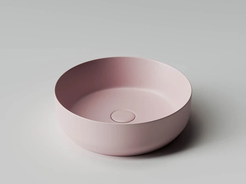 Раковина-чаша Ceramicanova Element 39 CN6022MP Розовая матовая фарфор накладная
