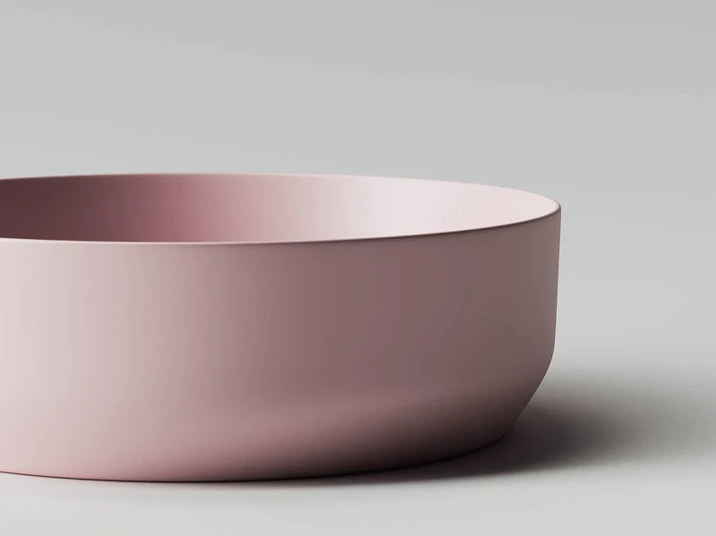 Раковина-чаша Ceramicanova Element 39 CN6022MP Розовая матовая фарфор накладная