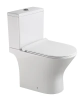 Унитаз компакт Stella Polar Ронда KN2224000 SP-00001877 цвет Белый с бачком и сиденьем Микролифт