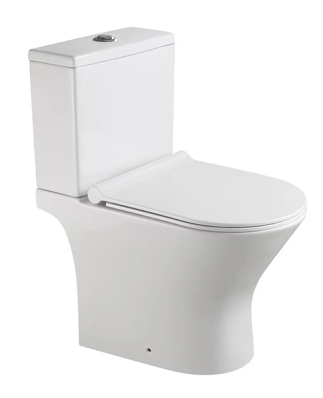Унитаз компакт Stella Polar Ронда KN2224000 SP-00001877 цвет Белый с бачком и сиденьем Микролифт