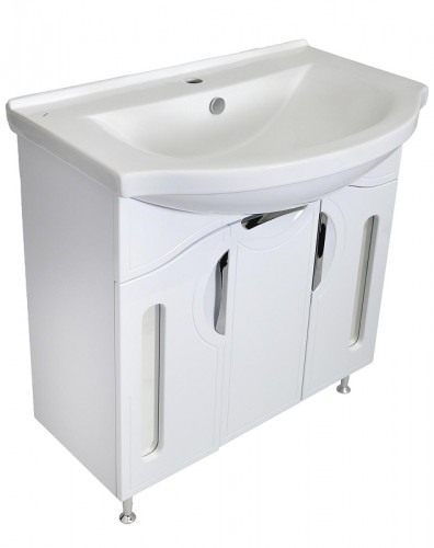 Тумба под раковину Stella Polar Сильва 80 SP-00001860 цвет Белый