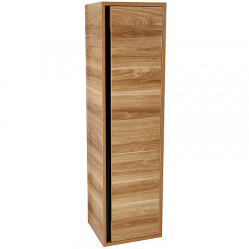 Шкаф пенал Creavit Verti 35 VE2131.01.VV подвесной Орех МДФ / ЛДСП