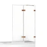 Шторка для ванны New Trendy AVEXA Copper brushed x100 EXK-3809