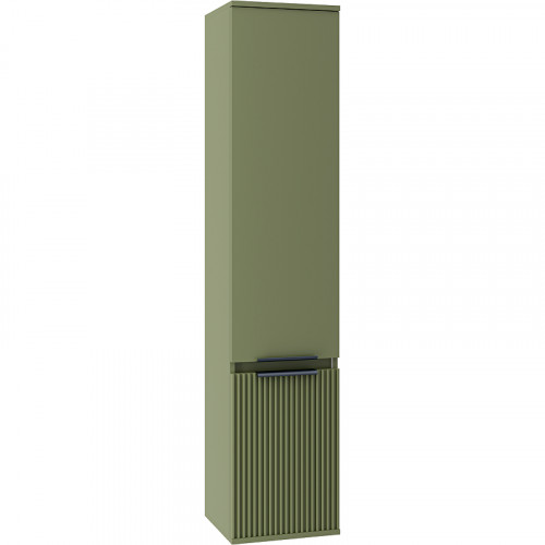 Шкаф пенал Brevita Enfida 35 R ENF-05035-0801R Зеленый матовый МДФ / ЛДСП