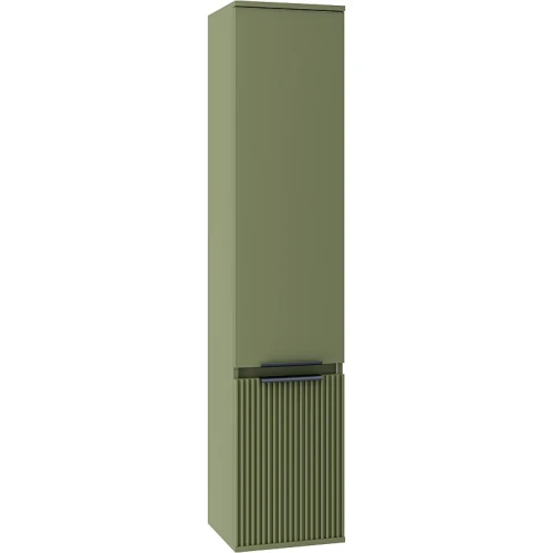Шкаф пенал Brevita Enfida 35 R ENF-05035-0801R Зеленый матовый МДФ / ЛДСП