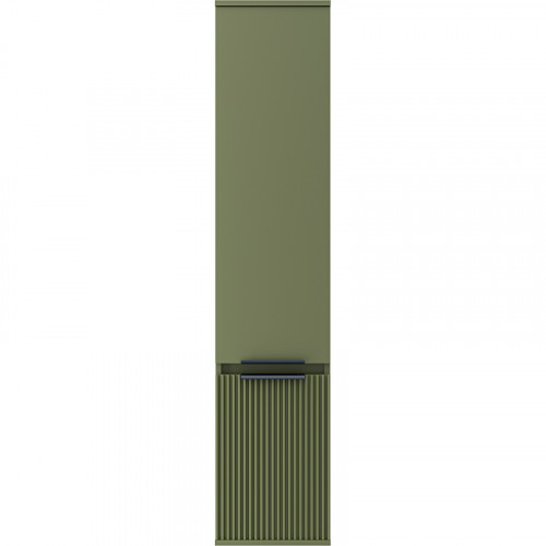 Шкаф пенал Brevita Enfida 35 R ENF-05035-0801R Зеленый матовый МДФ / ЛДСП