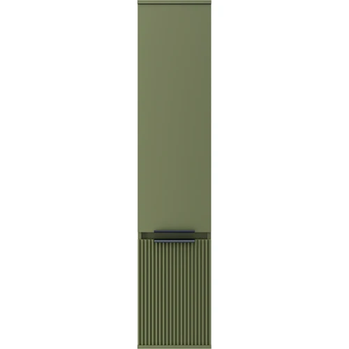 Шкаф пенал Brevita Enfida 35 R ENF-05035-0801R Зеленый матовый МДФ / ЛДСП