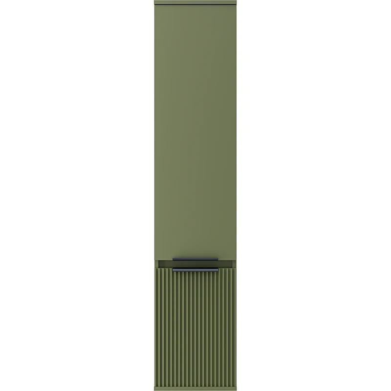 Шкаф пенал Brevita Enfida 35 R ENF-05035-0801R Зеленый матовый МДФ / ЛДСП