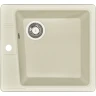Кухонная мойка Aquaton Парма 47 1A713032PM240 Жемчуг искусственный камень (литьевой мрамор) встраиваемый
