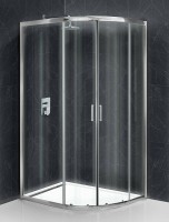 Душевой уголок BelBagno Uno 120х90 UNO-195-RH-2-120/90-C-Cr профиль Хром стекло прозрачное