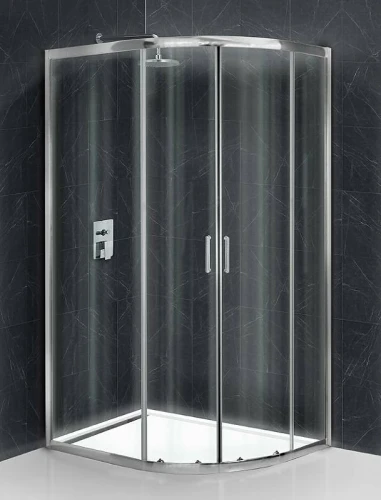 Душевой уголок BelBagno Uno 120х90 UNO-195-RH-2-120/90-C-Cr профиль Хром стекло прозрачное