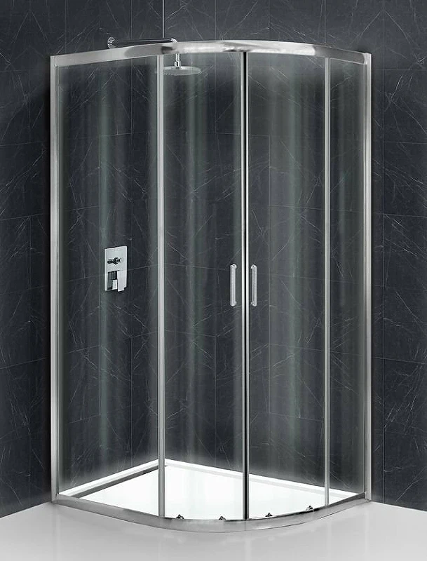 Душевой уголок BelBagno Uno 120х90 UNO-195-RH-2-120/90-C-Cr профиль Хром стекло прозрачное