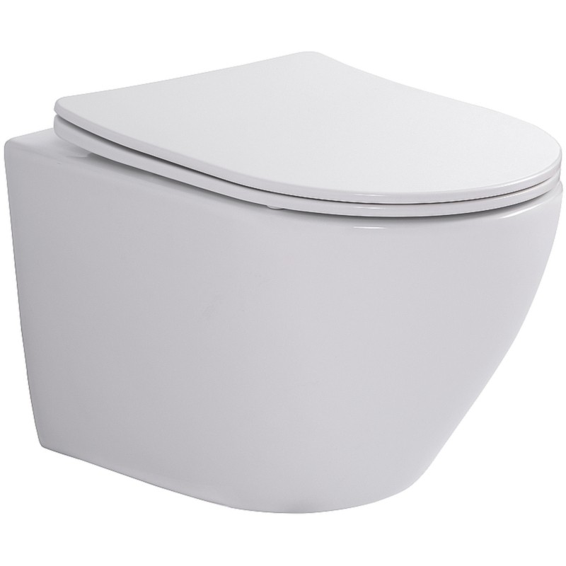 Унитаз WellWant Aura WWU01122W подвесной с сиденьем Микролифт
