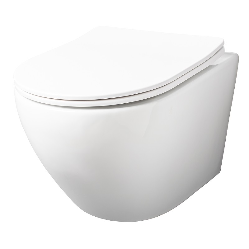 Унитаз WellWant Aura WWU01122W подвесной с сиденьем Микролифт