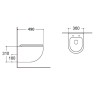Унитаз WellWant Aura WWU01122W подвесной с сиденьем Микролифт