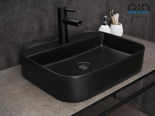 Раковина Gid Geometrico 50 Bm9550 53364 цвет Черный матовый