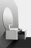 Тумба с раковиной Black&White Universe U915.1600L 160 L 9151600 подвесная Glossy light grey МДФ / ЛДСП