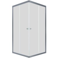 Душевой уголок Triton Вента-Хром 80х80 Щ0000057861 профиль Хром стекло прозрачное
