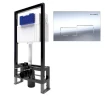 Инсталляция Bettoserb Sava Free Standing SFS40006482 для унитаза с клавишей смыва цвет Хром глянцевый