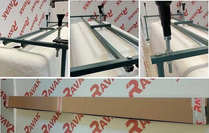 Акриловая ванна Ravak Domino Plus Set 160x70 70508041 без гидромассажа
