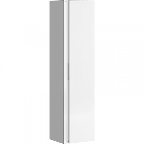 Шкаф пенал Aqwella Accent 35 ACC0535W подвесной Белый МДФ / ЛДСП, стекло