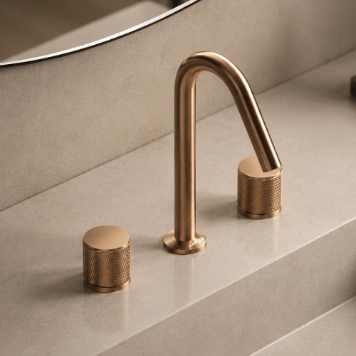 Смеситель для раковины WasserKRAFT Мюриц (Muritz) 9835BRG цвет Розовое золото матовое