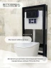 Инсталляция Bettoserb Sava Free Standing SFS40006485 для унитаза с клавишей смыва Bricks цвет Графит матовый