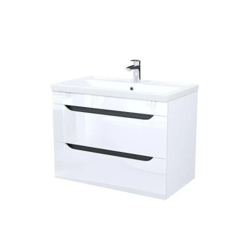 Тумба с раковиной Iddis Ray 80 RAY80W0i95K подвесная цвет Белый