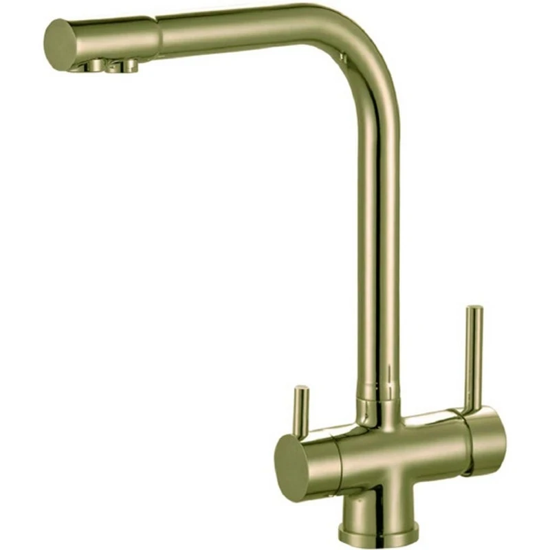 Смеситель для кухни ZorG Sanitary ZR 348 YF BR Бронза