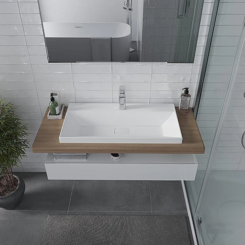 Раковина Madera Classica Slim 70 4627173210881 Белая