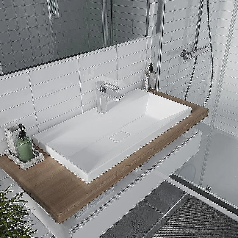 Раковина Madera Classica Slim 70 4627173210881 Белая