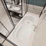 Акриловая ванна Lavinia Boho Bristol 170х75 S2-35020070 цвет Белый глянцевый с каркасом и панелью