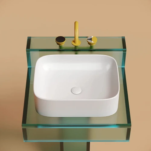 Раковина-чаша Ceramicanova Element 51 CN6052MW Белая матовая фарфор накладная