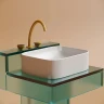 Раковина-чаша Ceramicanova Element 51 CN6052MW Белая матовая фарфор накладная