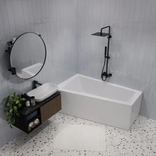 Акриловая ванна 1MarKa Thomas 170x100 L 01том1710л цвет Белый