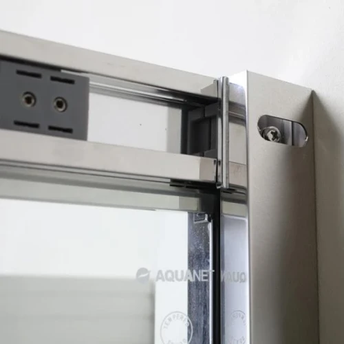 Душевой уголок Aquanet Delta NPE2142 100x100 радиальный профиль Хром, стекло прозрачное