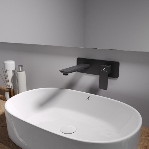 Смеситель для раковины Oliveeka D OL-869003-MB цвет Черный матовый