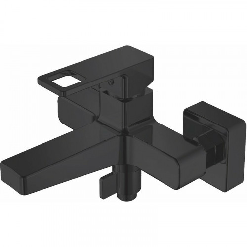 Смеситель для ванны Haiba HB60615-7 Черный матовый латунь на стену