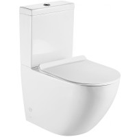 Унитаз компакт BelBagno Amanda BB051CPR без бачка и сиденья фаянс напольный