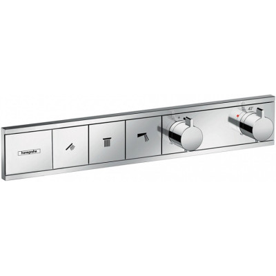 Смеситель для душа Hansgrohe RainSelect 15381000 с термостатом Хром латунь встраиваемый