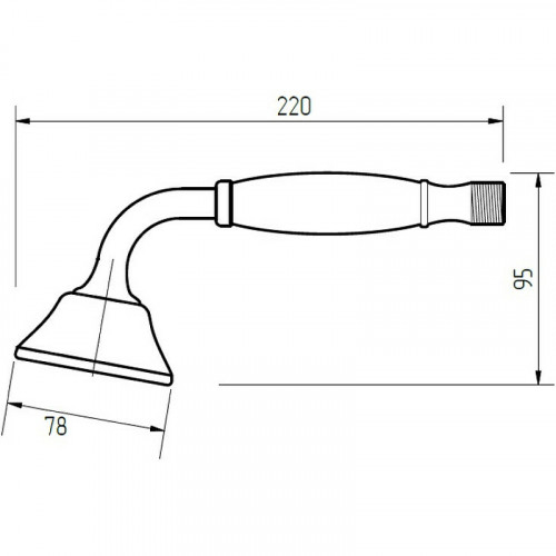 Ручной душ Migliore Provance 19476 Золото латунь