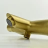 Смеситель для ванны Paini Cox 78PJ111TH с термостатом Золото матовое