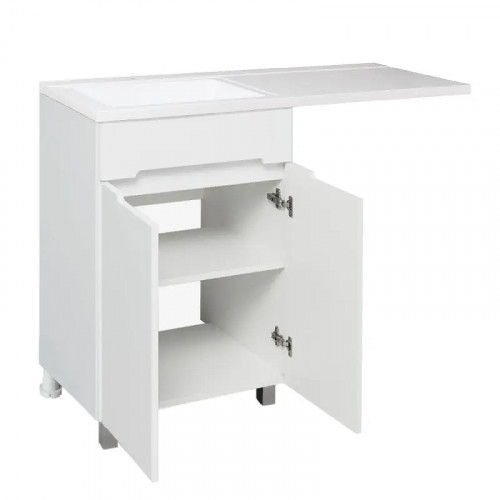 Тумба под раковину Runo Парма 120 00-00004160 цвет Белый