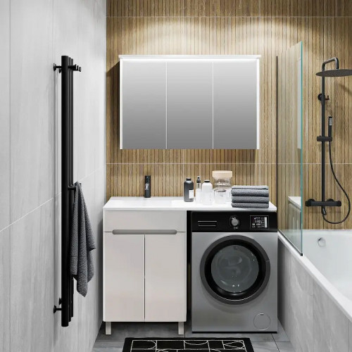 Тумба под раковину Runo Парма 120 00-00004160 цвет Белый