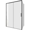 Душевой уголок Aquanet Pleasure Evo AE65-130x90-BT 130x90 324137 профиль Черный стекло прозрачное