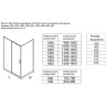 Душевой уголок Aquanet Pleasure Evo AE65-130x90-BT 130x90 324137 профиль Черный стекло прозрачное